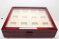 Unbranded 12 Position Pocket Watch Display Case 11-1/8"x10"x2-7/8"