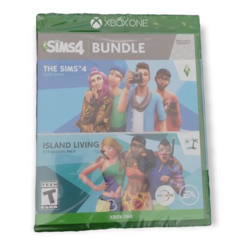 EA The Sims 4 Plus Island Living Bundle Microsoft Xbox One Seal - Picture 1 of 4