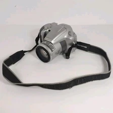 Olympus IS-50 ED Lens All-In-One SLR 35mm Film Camera 28-120mm Zoom Tested Works