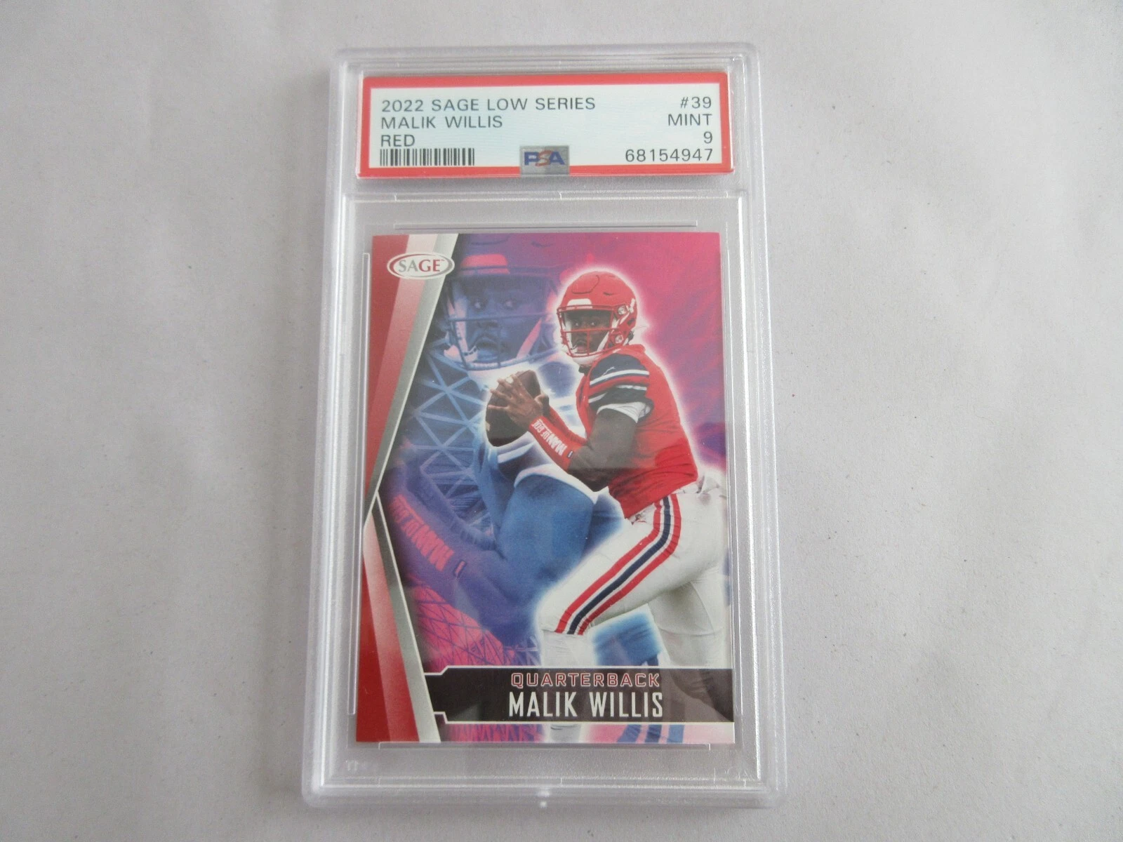 Malik Willis Sage Low Series #39 Red