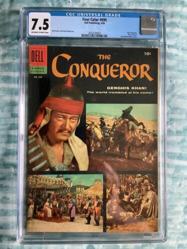 The Conqueror #690 CGC 7.5 Dell Movie Classic Four Color Comic 1956 - John Wayne - Picture 1 of 1