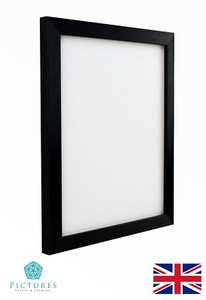 Black Photo Picture Frame 19mm 8x8\