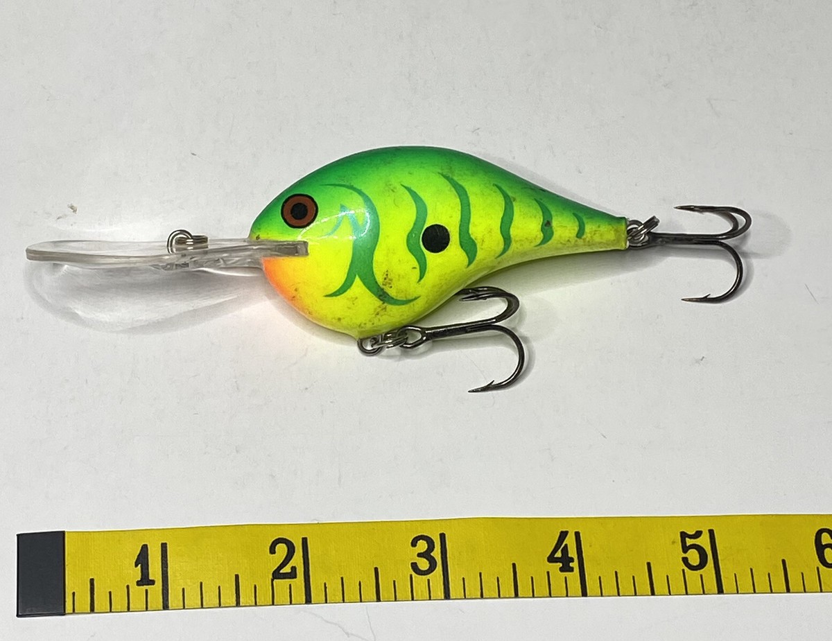 Vintage Fishing Lure Firetiger Rapala DT-16 Fishing Lure RARE | eBay