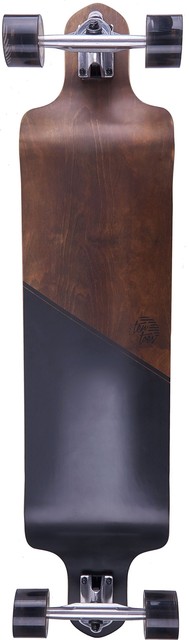 Ten Toes Board Emporium The Drops Drop Down Longboard Dropdown Skateboard Black