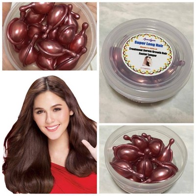 15 Cap Super Long Hair Serum Red Vitamin E Growth Hair Faster