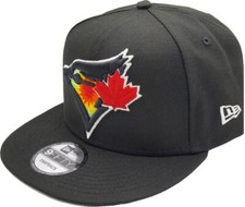 New Era Blue Jays Black Sidepatch Snapback Cap 9FIFTY OSFA Limited Edition
