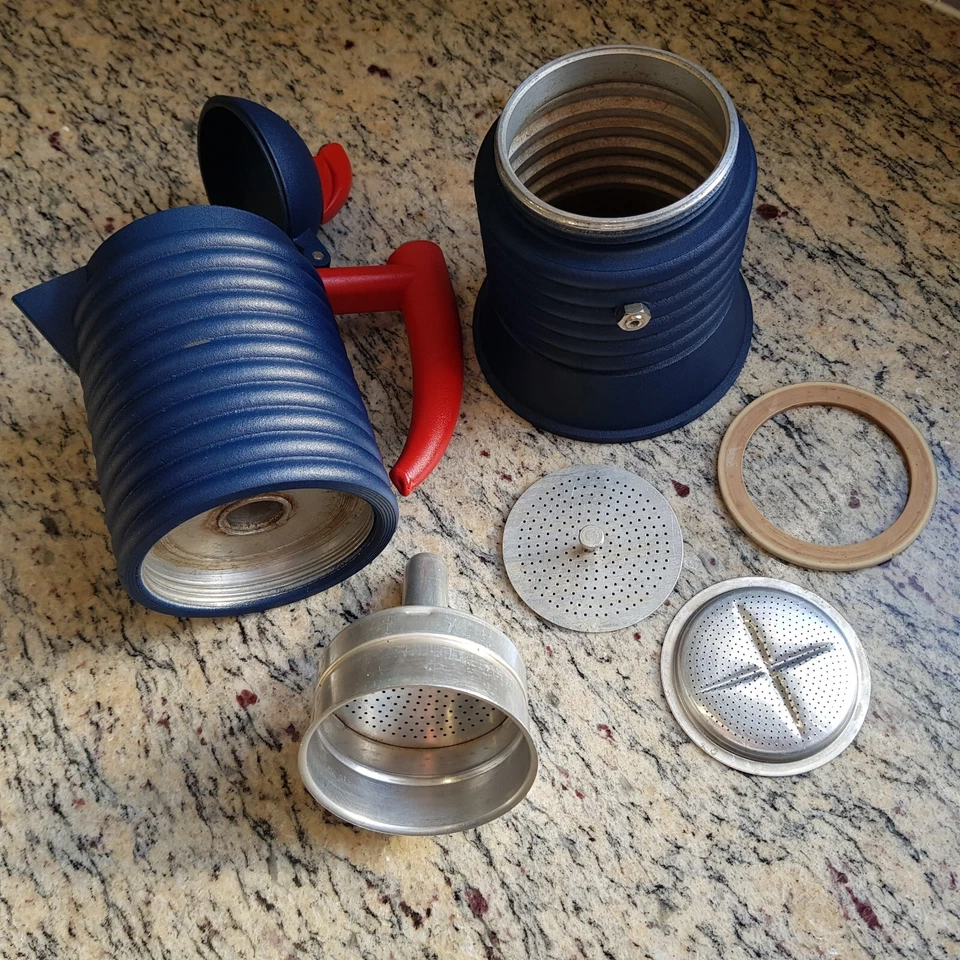 Vintage Calderoni Fratelli, Iconic Italian Stovetop Espresso Caffettiera, Italy - Image 3 of 4