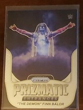 The Demon Finn Balor #13 Prizmatic Entrances 2022 Panini WWE Prizm Debut