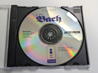 Sid Meier's CPU Bach 3DO disc only