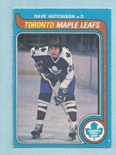 1979-80 O-Pee-Chee OPC Hockey Dave Hutchison #302 Toronto Maple Leafs NMT+