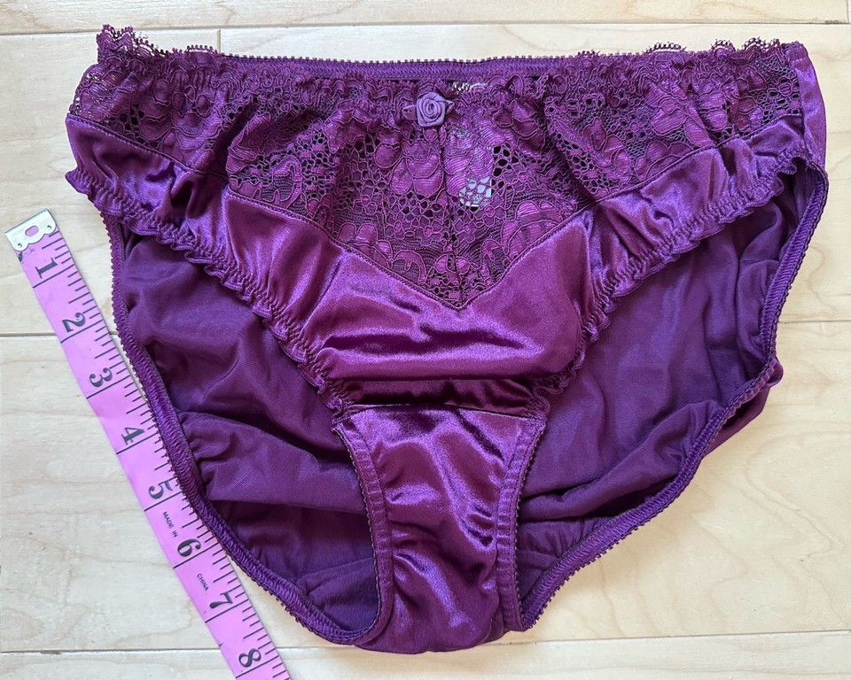 4-Pack Girls' Pastel Color Panties - Nylon Briefs With Lace Elastic, Sizes 4-12