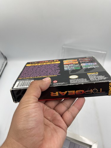 Top Gear (Super Nintendo, 1992) CIB SNES - con custodia protettiva - Foto 17 di 20