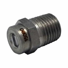 1 PC General Pump 915080M Stainless Steel Nozzle - 1/4 Inch MNPT, 15 Degree