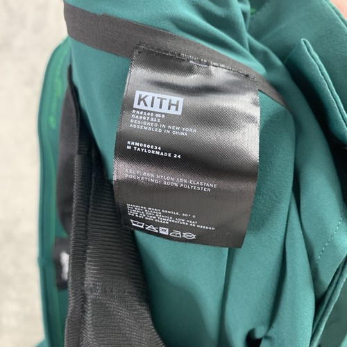 Kith for Taylormade Mallet Pant Mens 33x29” Fairway Green Golf Trousers Preppy - Picture 14 of 17