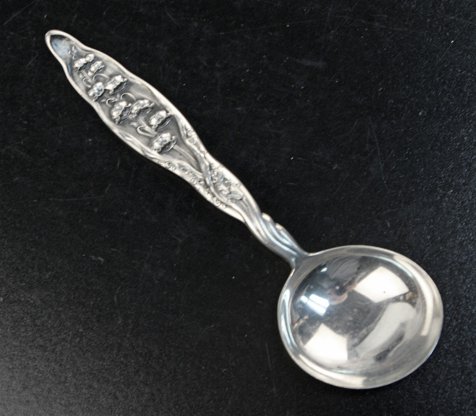 Whiting Sterling Lily of the Valley 5" Bouillon Spoons NO Mono 