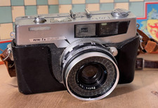 Vtg Petri 7S Circle Eye System 35mm Rangefinder Film Camera w 2.8 45mm UNTESTED