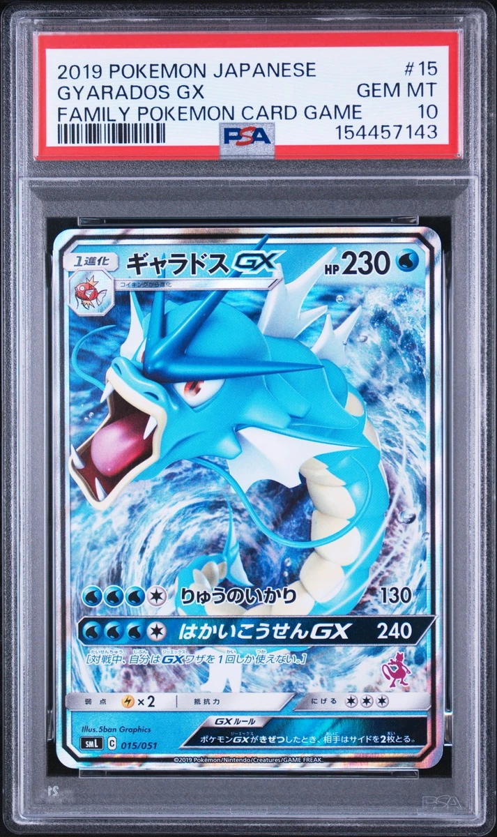 Gyarados GX 015/051 Sml: Sun & Moon Family Pokemon Card Game for