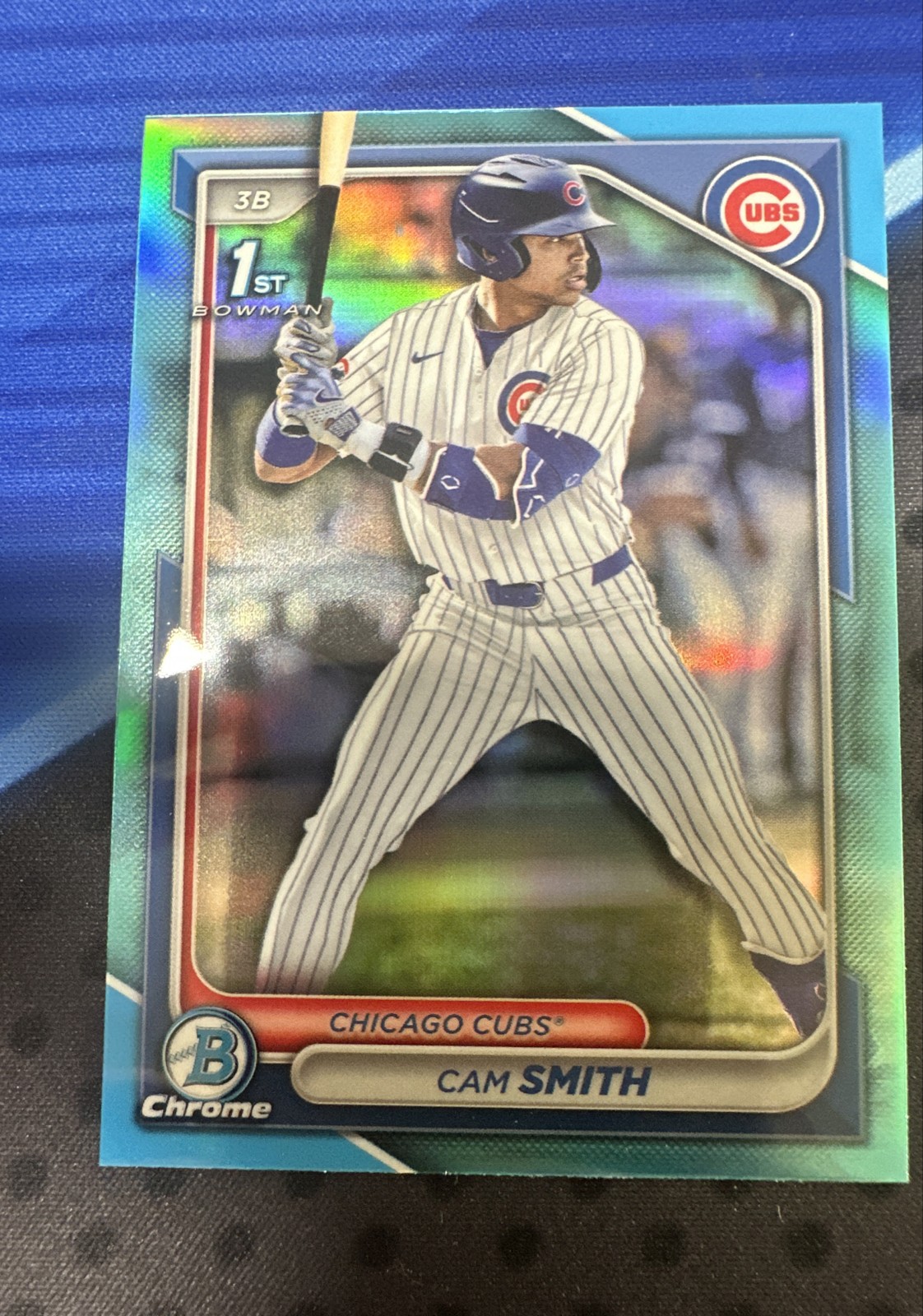 2024 Bowman Draft - Chrome Cam Smith #BDC-67 Sky Blue Refractor (RC)