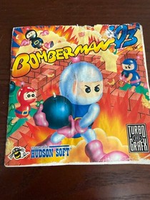 Bomberman '93 (TurboGrafx-16, 1992) - AUTHENTIC, TESTED, HUCARD AND MANUAL ONLY