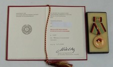 Stasi, MfS, Mielke, Medaille für treue Dienste XX Jahre mit Urkunde von 1988!