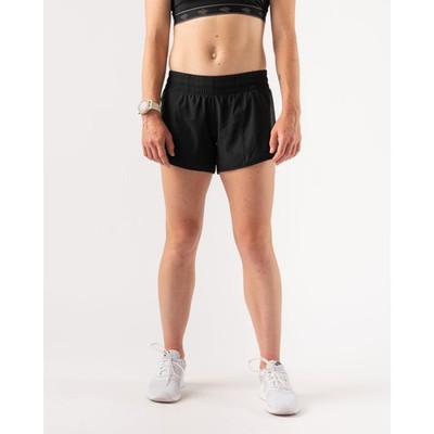 Rabbit Feeling Fine 4 Inch Running Shorts Womens XL Black Athletic Gym Workout