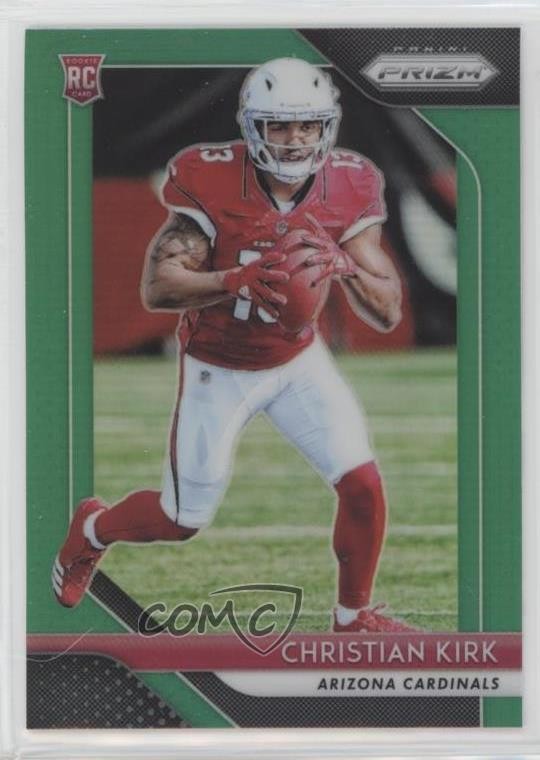 2018 Panini Prizm Rookie Green Prizm Christian Kirk #219 Rookie RC 0n25