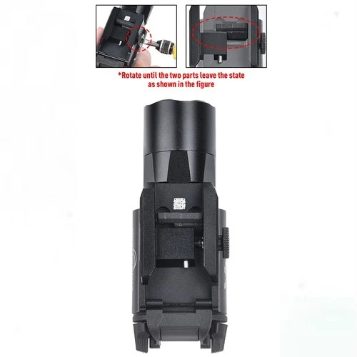 WADSN 战术 X400 超武器手电筒 X400 X400U 红点绿色激光灯 - 第 7 张/共 16 张