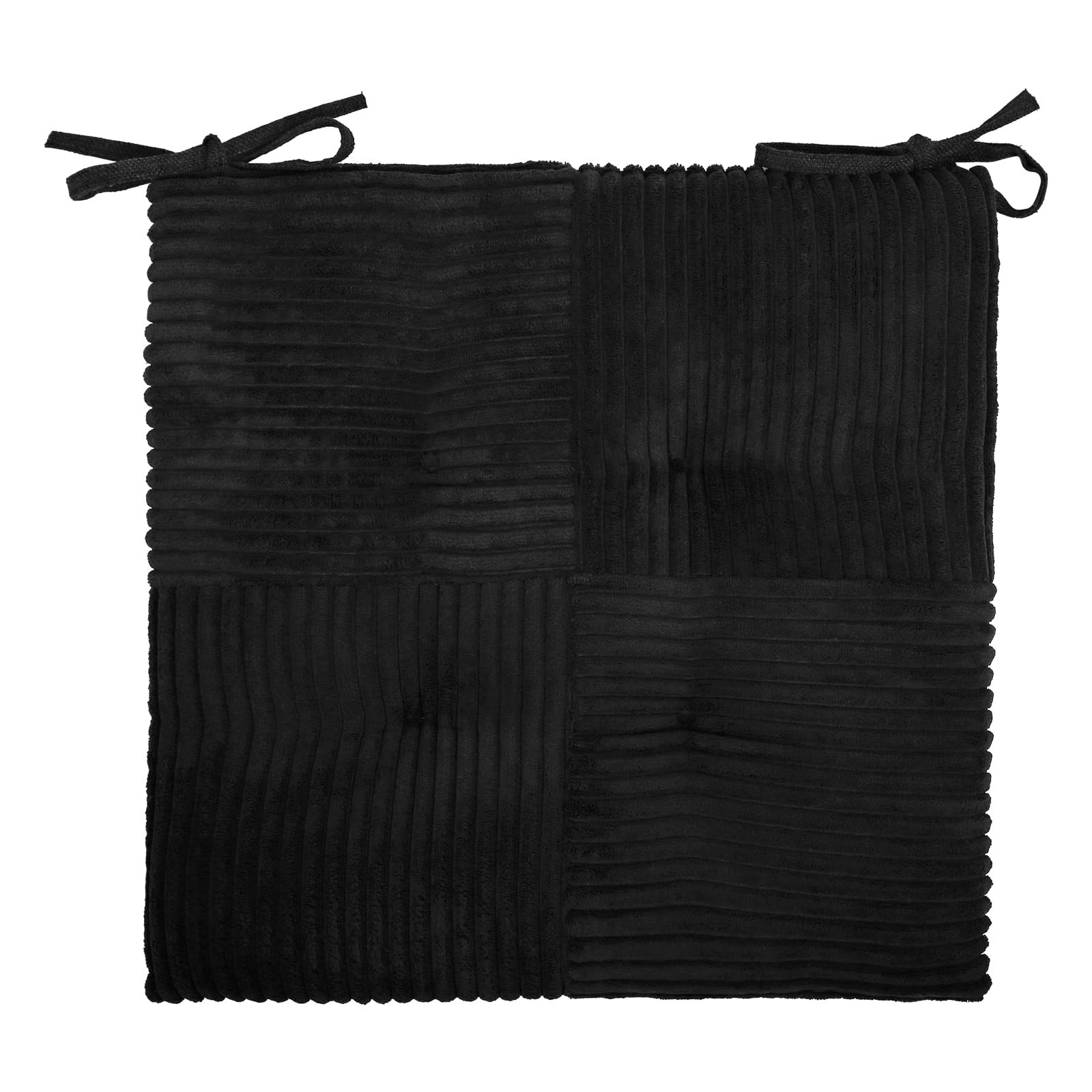 Cushion With Ties, Corduroy High Density Foam Non-slip ...