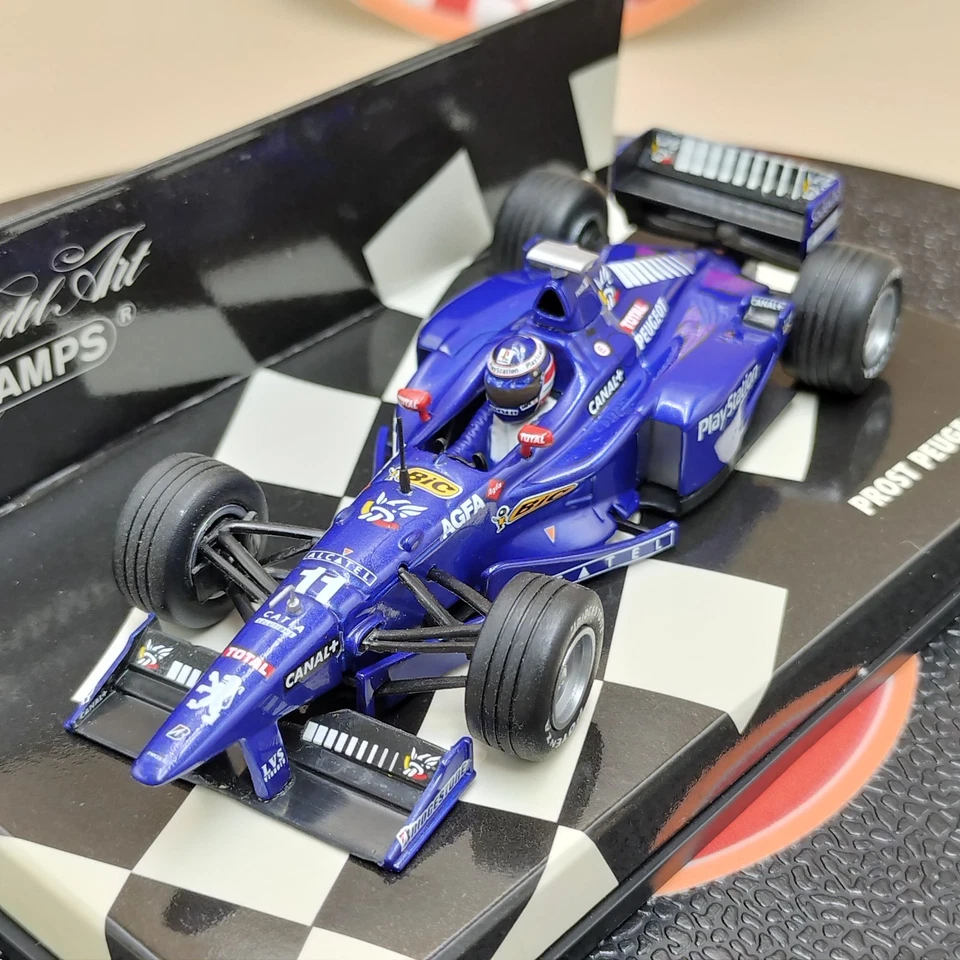 MINICHAMPS 1/43 Prost Peugeot AP01 Olivier Panis #11 430980011 - Image 2 of 4