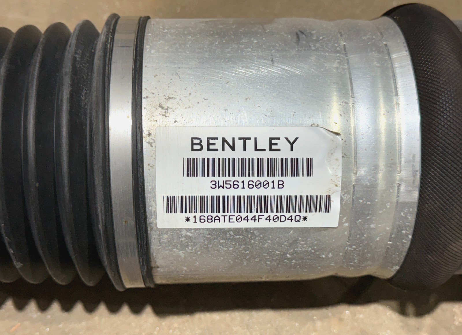 06-12 Bentley Continental Flying Spur Rear Left Air Shock Strut Absorber PO43