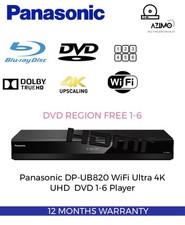 Panasonic DP-UB820 4K Ultra Multi Region DVD 1-6 Dolby Vision blu-ray Player Mm