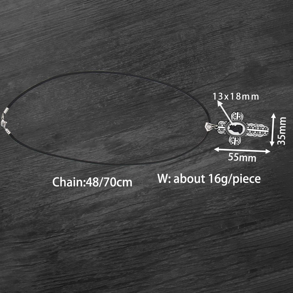 Venta al por mayor Lote 10 piezas Collar camafeo gato leopardo estilos surtido mujeres joyería Foto 4 de 4