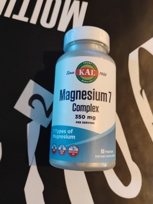 Magnesium 7 Complex, 60 VegCaps (175 mg per Cap) New Sealed Sell By 11/2027