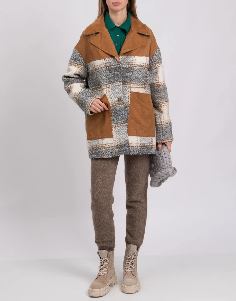 RRP €798 VINTAGE DE LUXE Jacket IT44 US8 UK12 L Alpaca & Wool Blend HANDMADE - Image 3 of 4