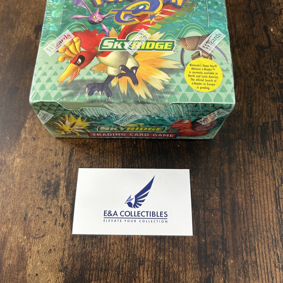 Layout Factory Box 2003 Pokemon Skyridge Booster Box Factory Sealed | eBay