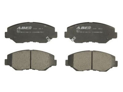 Vorderachse ABE C14049ABE Bremsbelagsatz, Scheibenbremse für HONDA