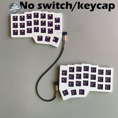 Corne Split Mechanical Keyboard Hot-Swap Kailh Choc V1/V2 RGB VIAL 42 Key