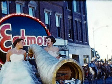 8mm Film 1954 Cranboree Parade Wisconsin Rapids 1950s Home Movie Main Street Car
