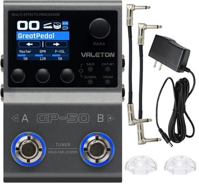 Valeton GP-50 SnapTone Multi-Effects Processor Pedal, IR Loader & Neural Amp...