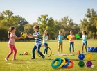 60-Piece Kids Outdoor Games Set - Field Day, Party & School PE Sports Equipment