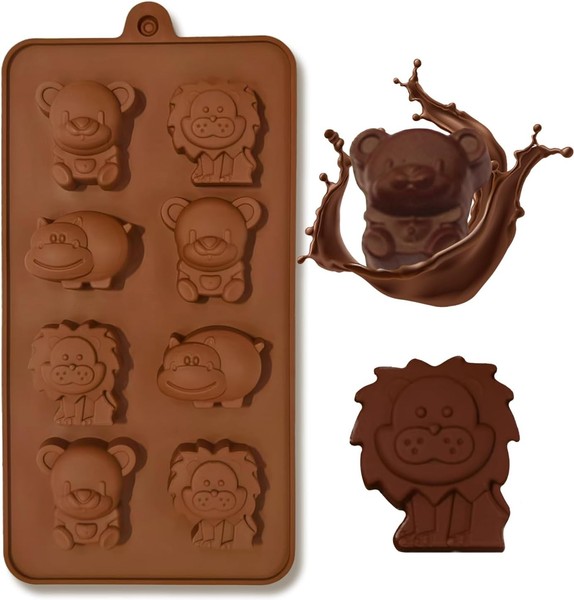 Silikon Backform Tiere Muffinform Antihaft Kuchenform FüR Weihnachten Pudding-image