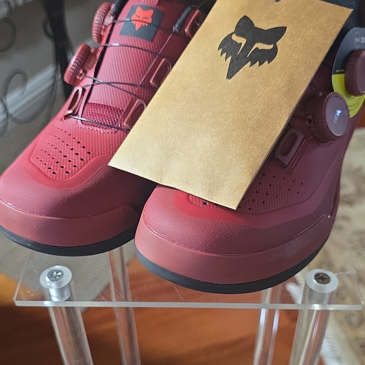 Fox Union BOA Clipless Mountain Bike Shoes EU 40 US 7.5 Maroon Red NWOB Fox Union Limited Edition BOA Clipless Shoes | Fox Racing® main image 3