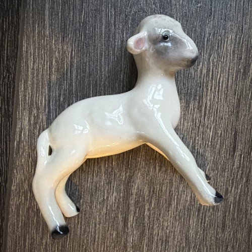 Vintage Beswick England Ceramic Figurine Lamb Sheep