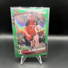 Panini 2025 Prizm WNBA #61 Te-Hina Paopao Lime Green RC Rookie Atlanta Dream