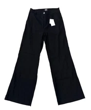 $150 Alp N Rock Women's Britt Wide Leg Pants - Black - Large - New With Tags