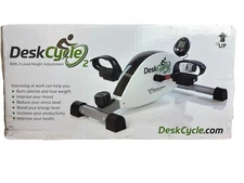 DeskCycle 2 Under Desk Exercise Bike Pedal Exerciser w/ Display & Height Adjust