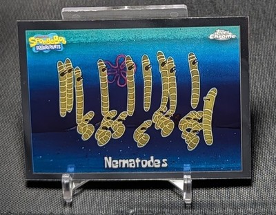 Nematodes 2025 Topps Chrome SpongeBob SquarePants 25th Anniversary Card #143