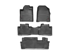 Weathertech Floorliner For 2009-2015 Honda Pilot - Full Set Black