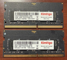 16GB, Two 8GB 1Rx8 PC4-21300S DDR4 2666 SODIMM RAM
