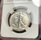 (#102377) Walking Liberty Half:  1934 S.  NGC AU details.     (see video)